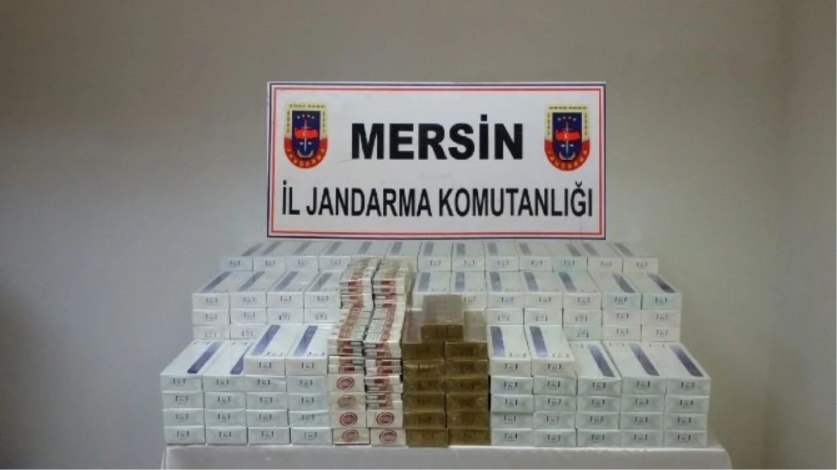 Mersin\'de 2 Bin 530 Paket Kaçak Sigara Ele Geçirildi