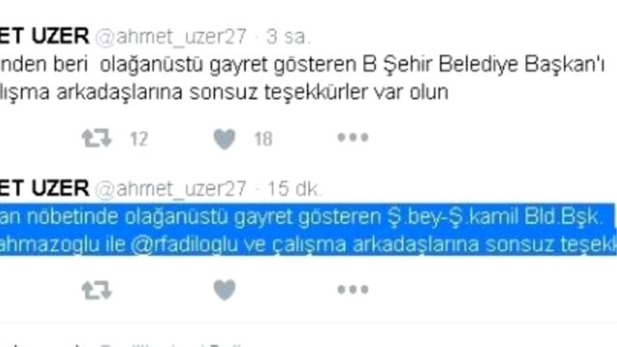 AK Parti Milletvekili Ahmet Uzer\'den Belediye Başkanlarına Teşekkür