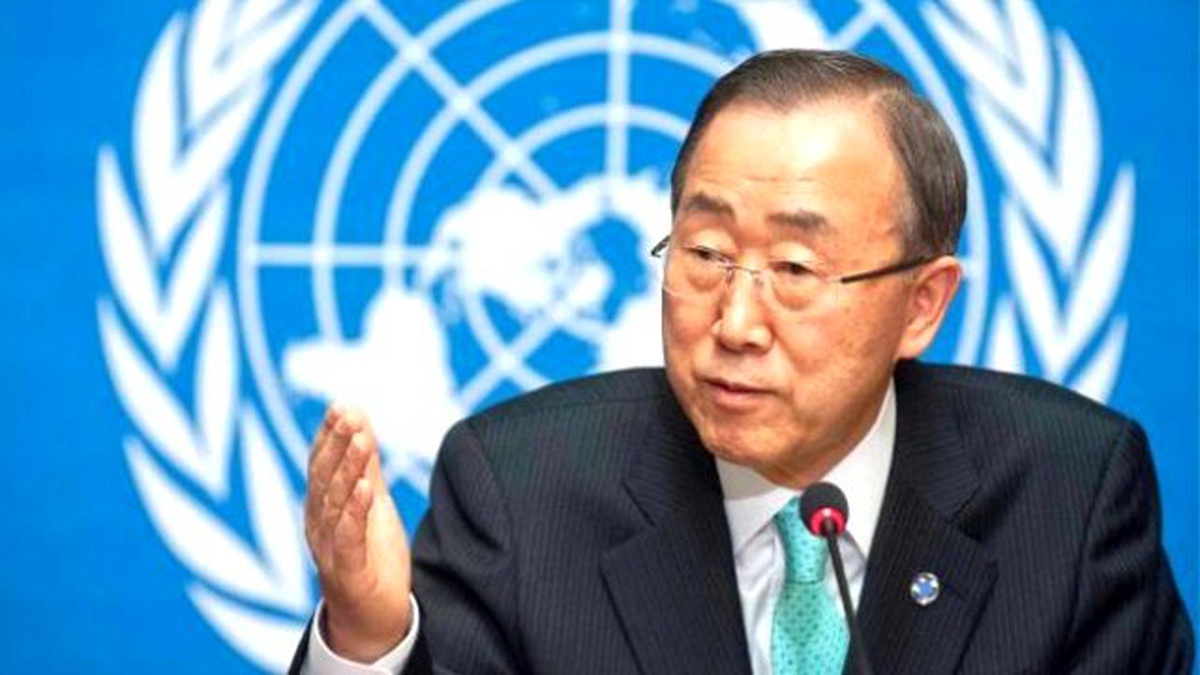 Ban Ki-moon: "Gençliğe Yatırım Dünya İçin Daha İyi Bir Geleceğe Yatırım Yapmak Demek"