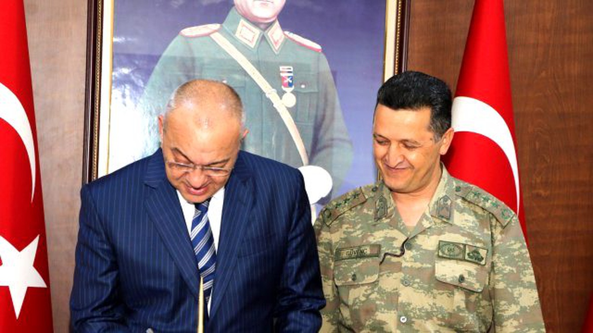 Başkan Ergün\'den Tugay Komutanı\'na Ziyaret