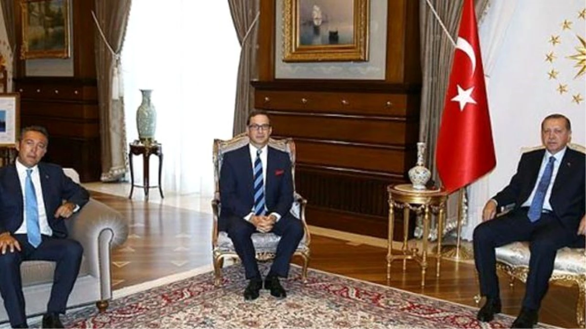 Cumhurbaşkanı Erdoğan, Ömer Koç ve Ali Koç\'u Kabul Etti