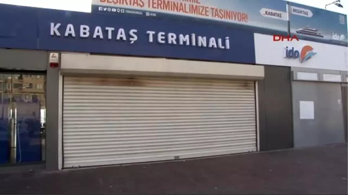Kabataş İskelesi Kapatıldı