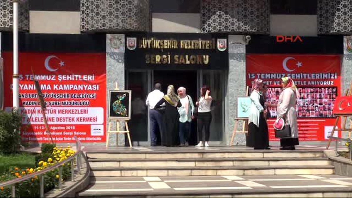 Şanlıurfa?da Kadınlardan Şehit ve Gazi Aileleri İçin Kermes