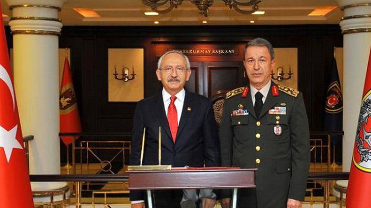 Kılıçdaroğlu\'ndan Orgeneral Akar\'a Ziyaret