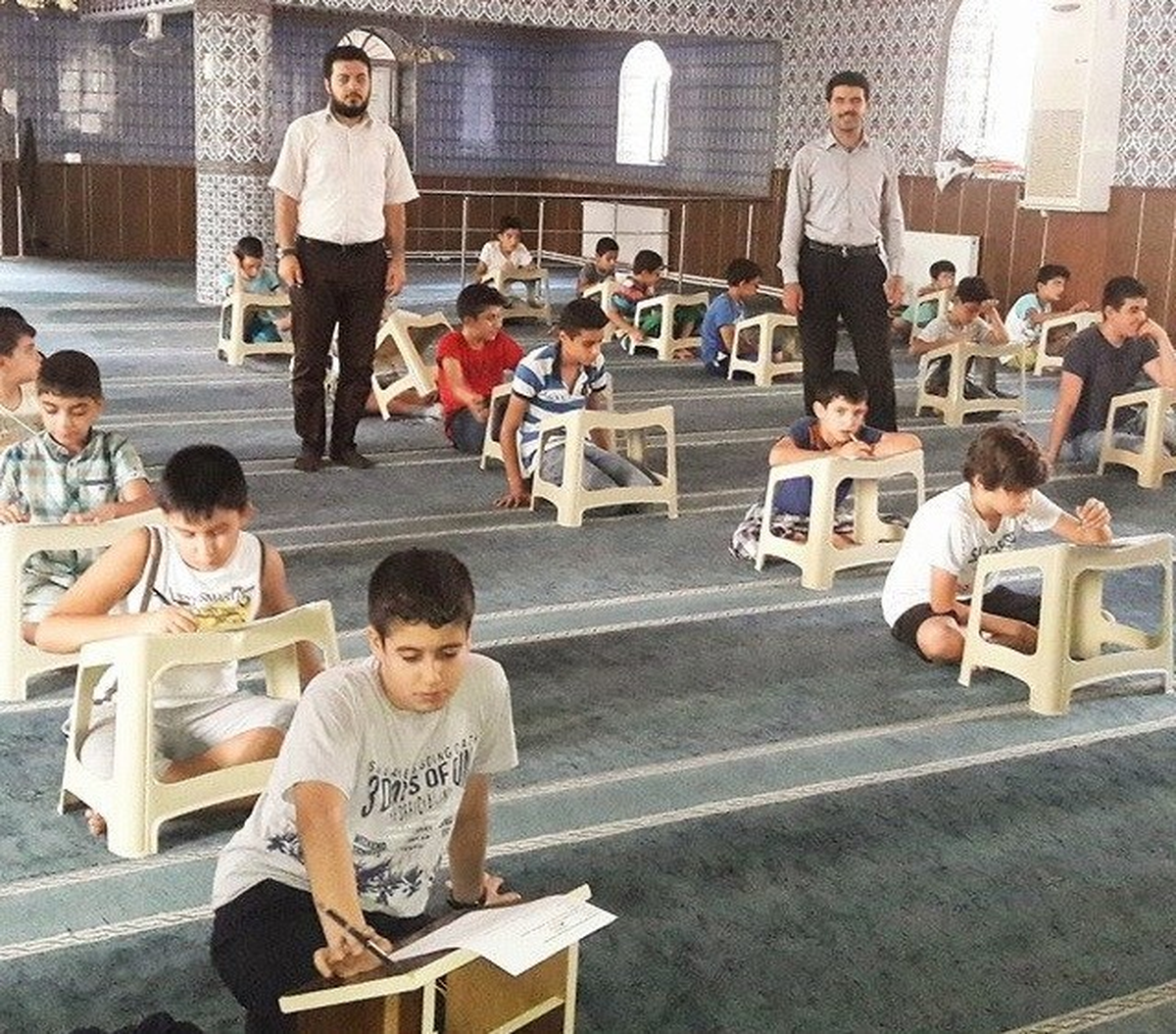 Kuran Kursu Öğrencileri Sınava Girdi