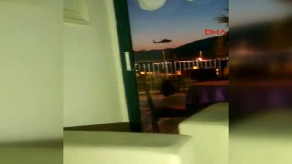 Darbeci Askerleri Almaya Gelen Helikopterin Kaçış Anı Kamerada
