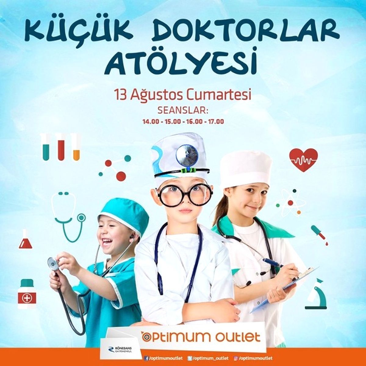 Optimum\'da Çocuk Kulübü Bu Hafta Minik Doktorları Ağırlıyor