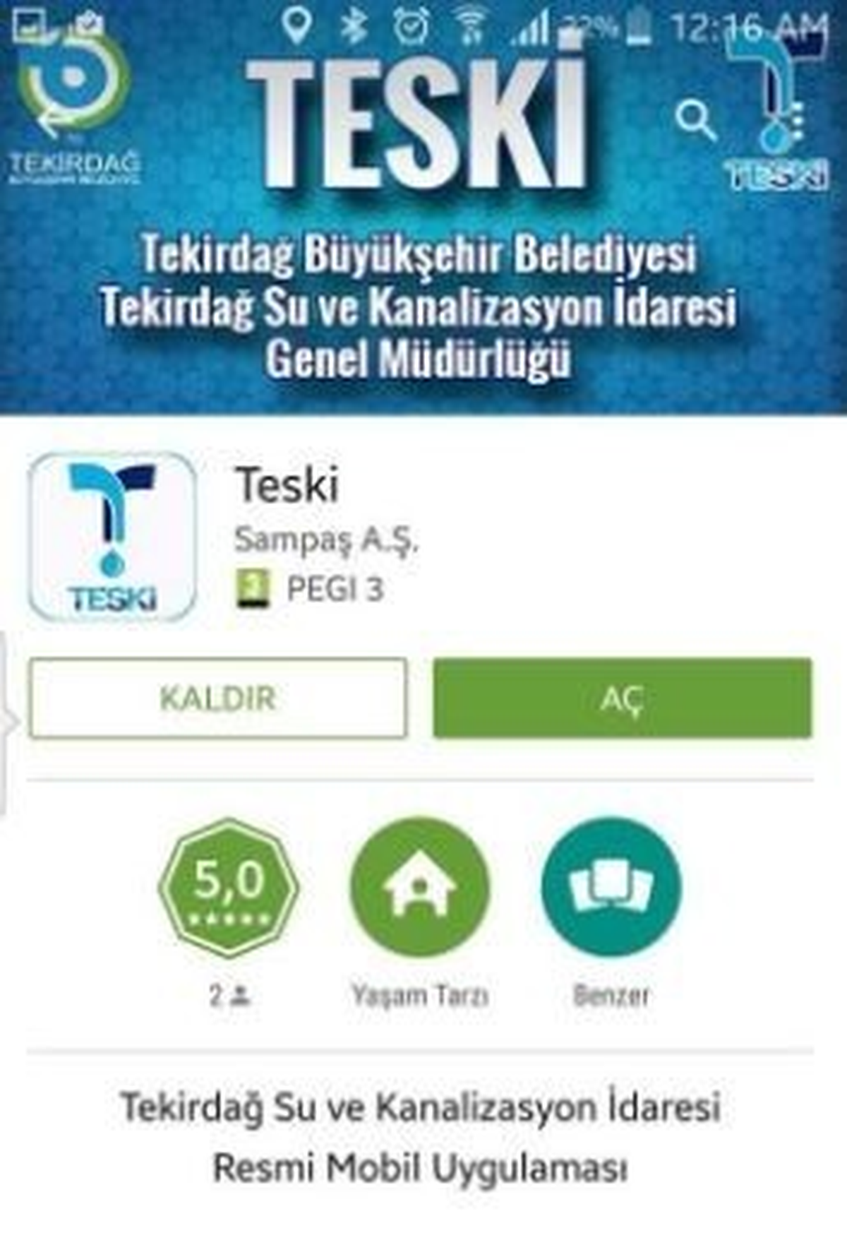 Teski\'nin Mobil Uygulaması Hizmete Açıldı