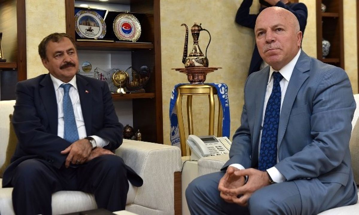 Bakanlar Akdağ ve Eroğlu\'ndan Başkan Sekmen\'e Ziyaret