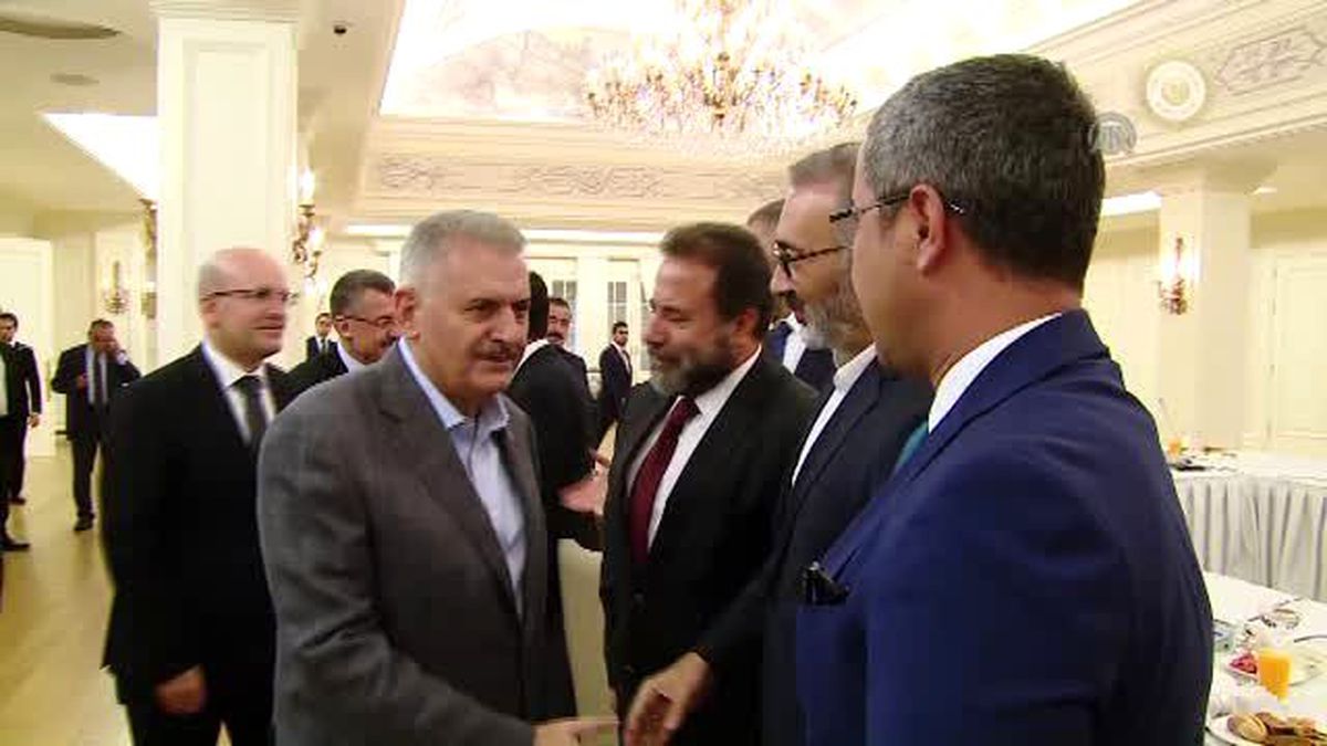 Yıldırım, Medya Temsilcileriyle Bir Araya Geldi