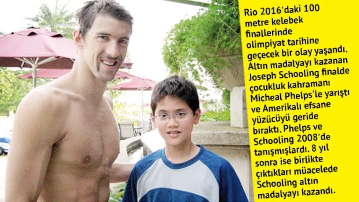 Joseph Schooling, Çocukluk Kahramanı Michael Phelps\'i Yendi