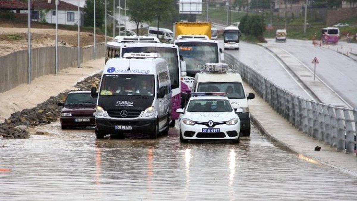 Kastamonu\'da Sağanak