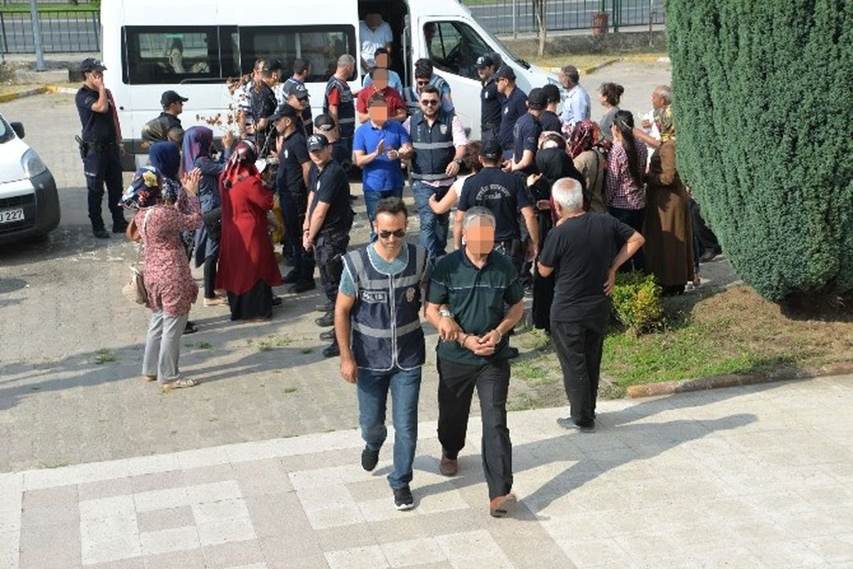 Ordu\'da 7 Polis Adliyeye Sevk Edildi