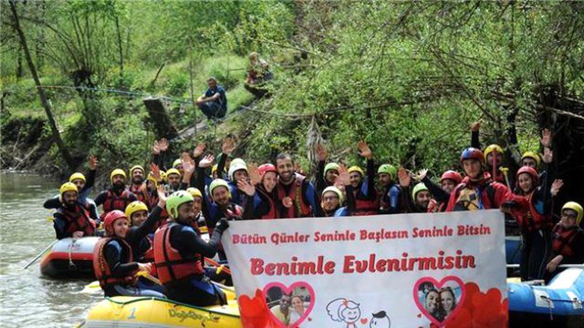 Rafting Botunda "Evlilik Teklifi"