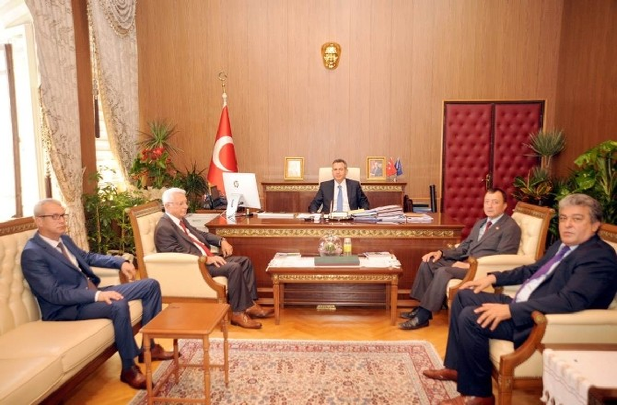 Tşof Başkanı Apaydın\'dan Vali Elban\'a Ziyaret