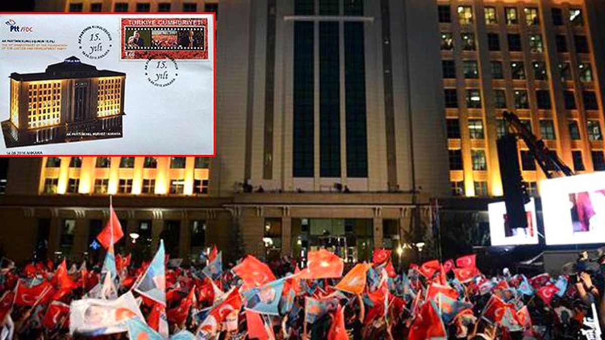 AK Parti'den Kuruluşunun 15'inci Yılına Özel Pul Bastırıldı