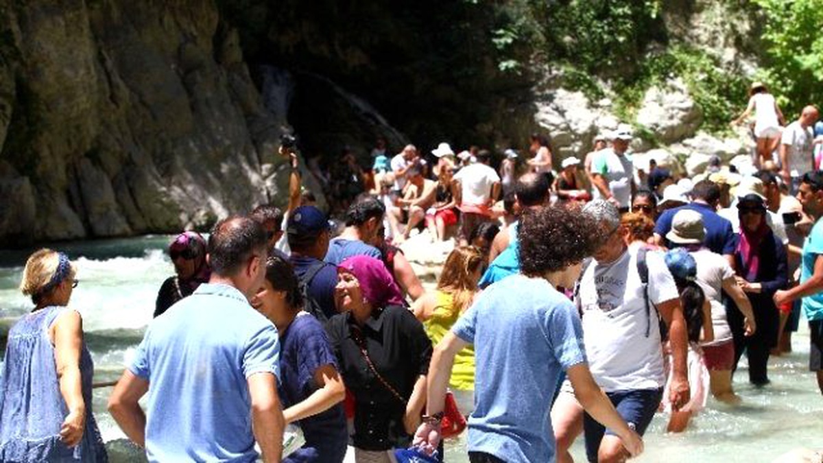 Saklıkent Kanyonu\'na Yoğun İlgi