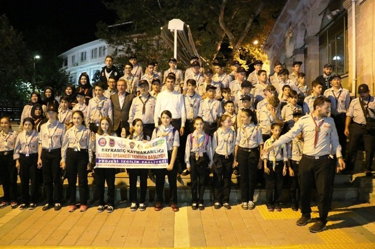 50 Genç İzcilik Kampına Gitti