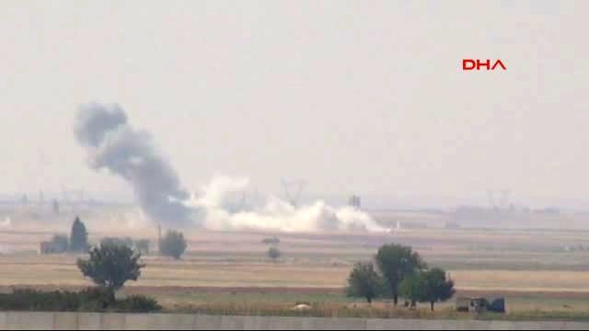 Kilis Işid\'e Karadan ve Havadah Bombardıman