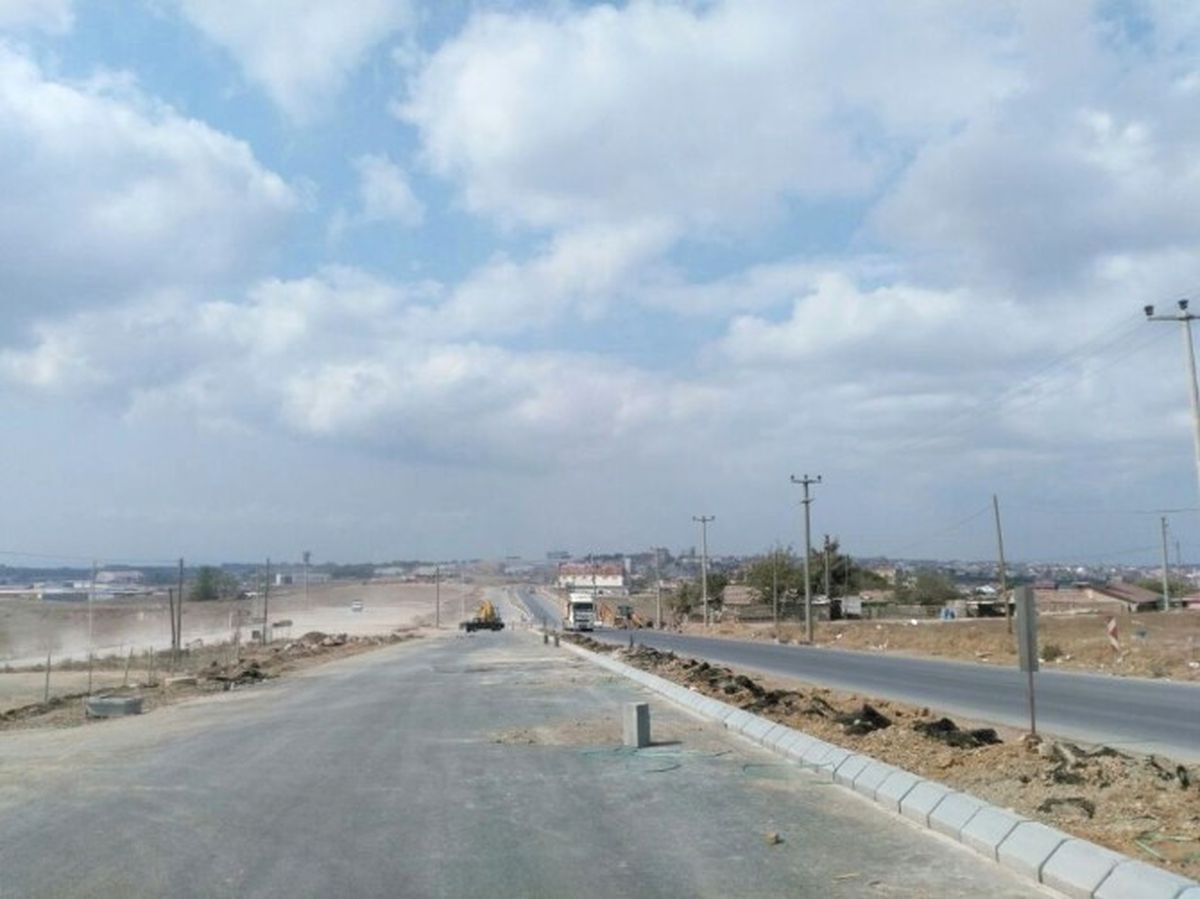 Kirazpınar\'a Bin 600 Metrelik Duble Yol Yapılıyor