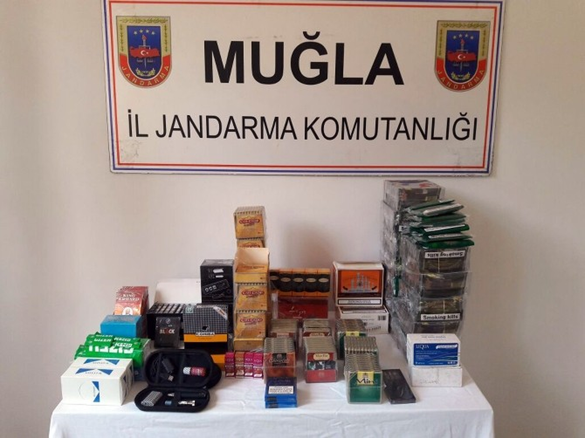 Muğla\'da Kaçak Sigara