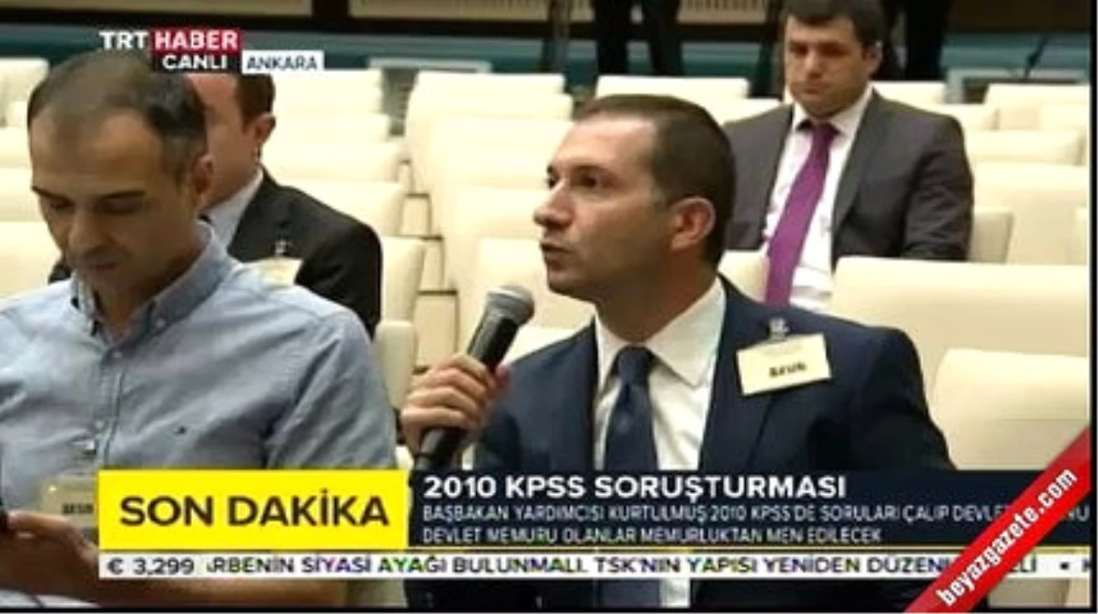 Numan Kurtulmuş 2010 KPSS Hakkında Alınan Kararı Açıkladı