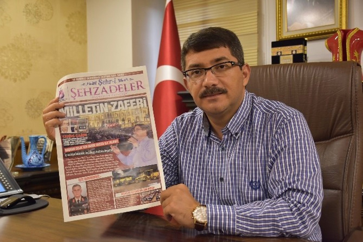 Şehzadeler\'den 15 Temmuz Demokrasi Destanına Özel Gazete