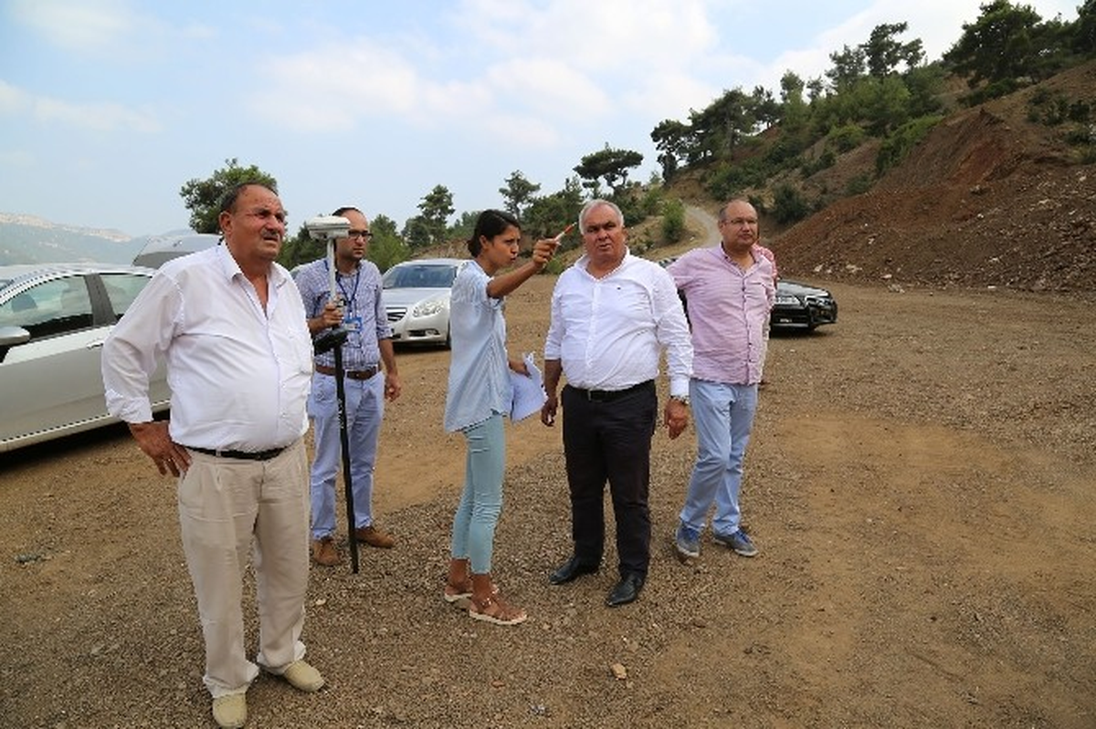 Başkan Tollu, Koramşalı\'da Çalışmaları İnceledi