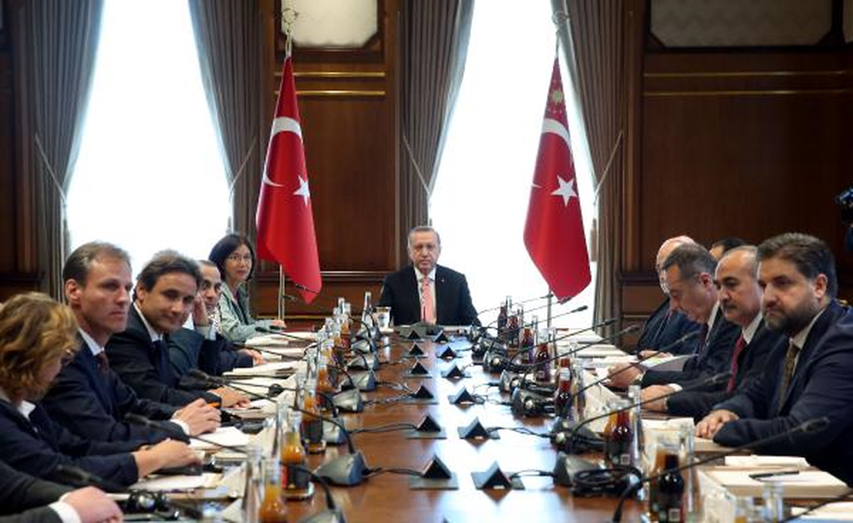 Cumhurbaşkanı Erdoğan Agıtpa Başkanı Muttonen\'i Kabul Etti