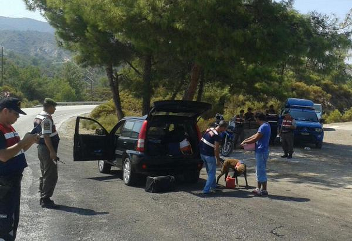 Datça\'daki Yol Denetimlerinde Aranan 91 Kişi Yakalandı