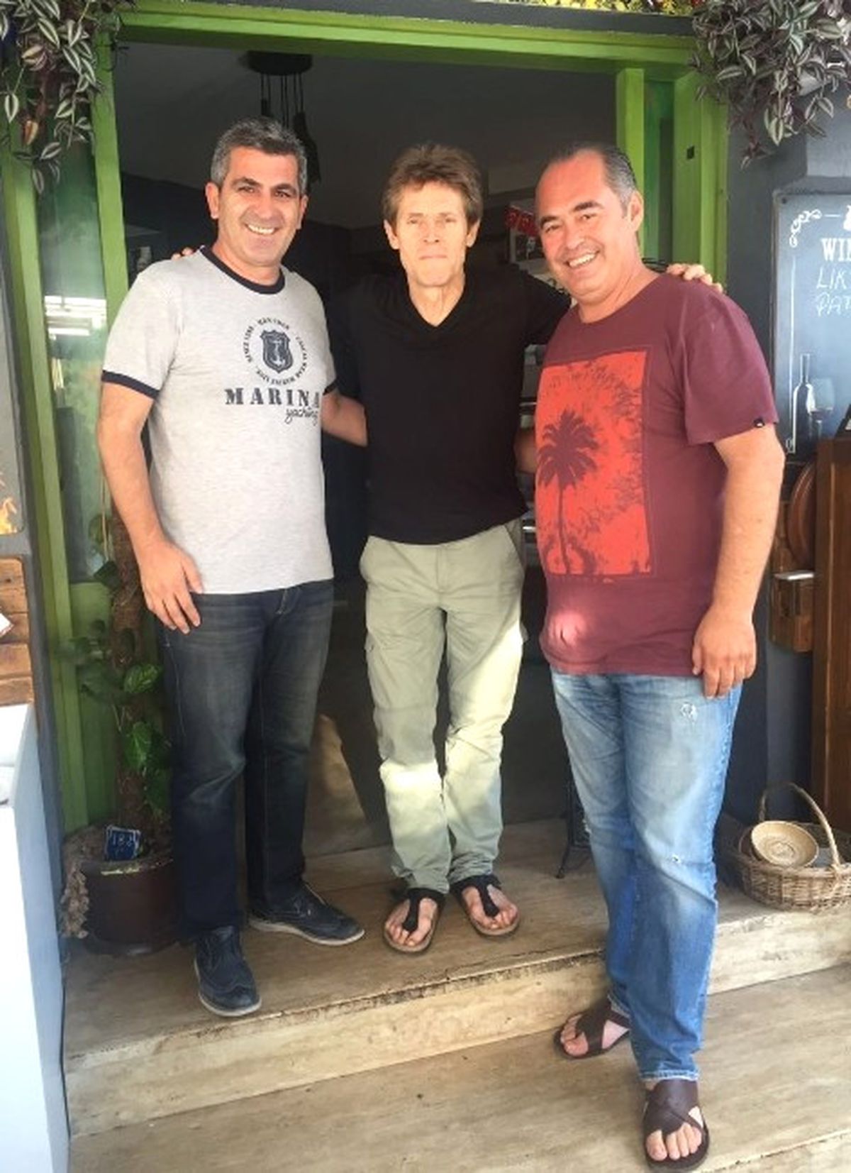 Hollywood Yıldızı Willem Dafoe Bodrum\'da