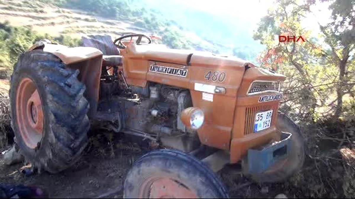 Kınık\'ta Traktör Devrildi: 1 Ölü, 1 Yaralı