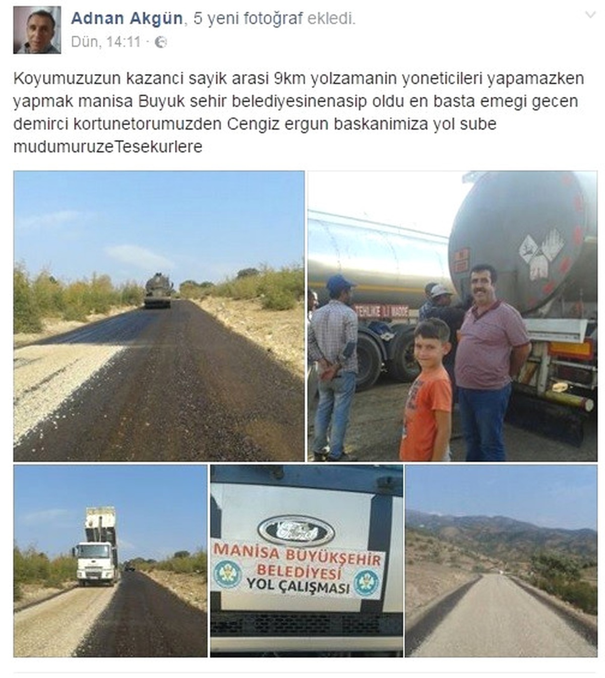 Öksüzlü Mahallesini Sevindiren Hizmet