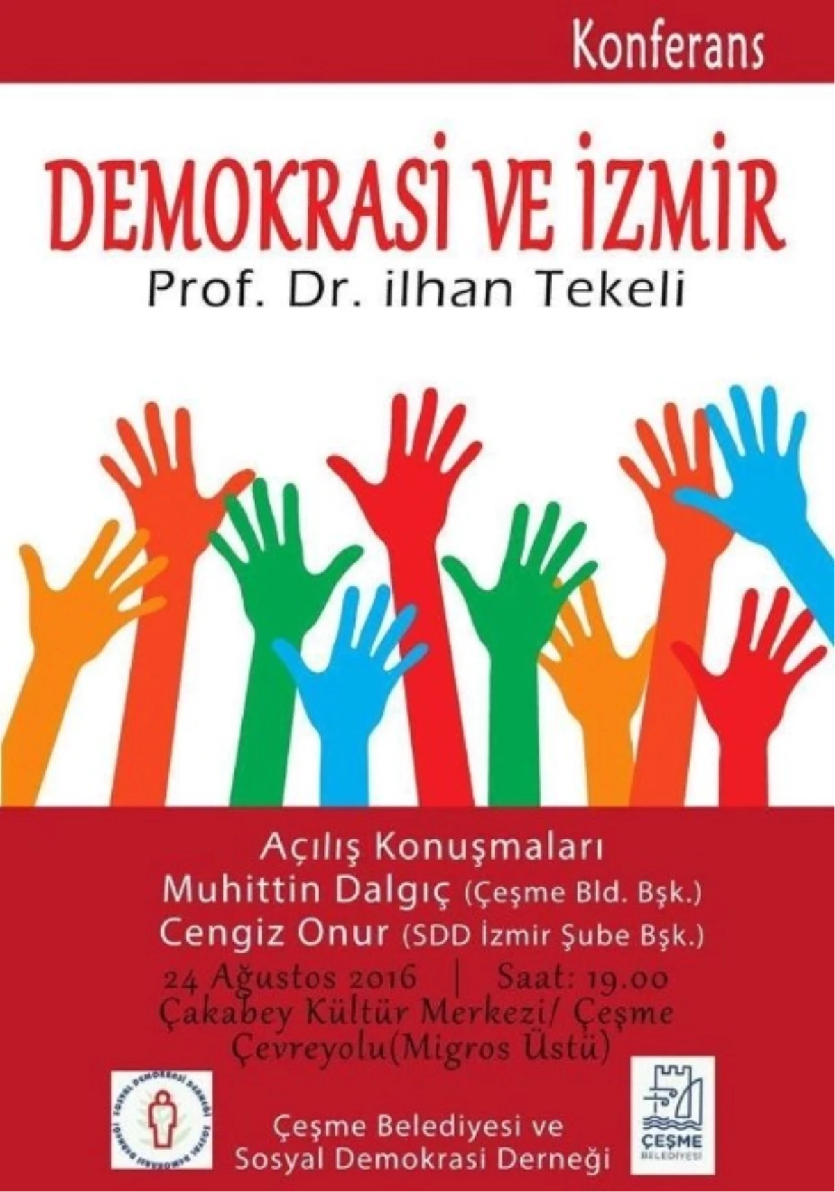 Prof. Dr. Tekeli, İzmir\'de Konferans Verecek