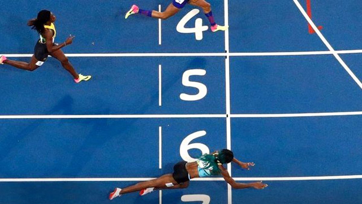 Rio'da 400 Metre Finalinde Shaunae Miller Bitiş Çizgisine Uçarak Altın Madalya Aldı