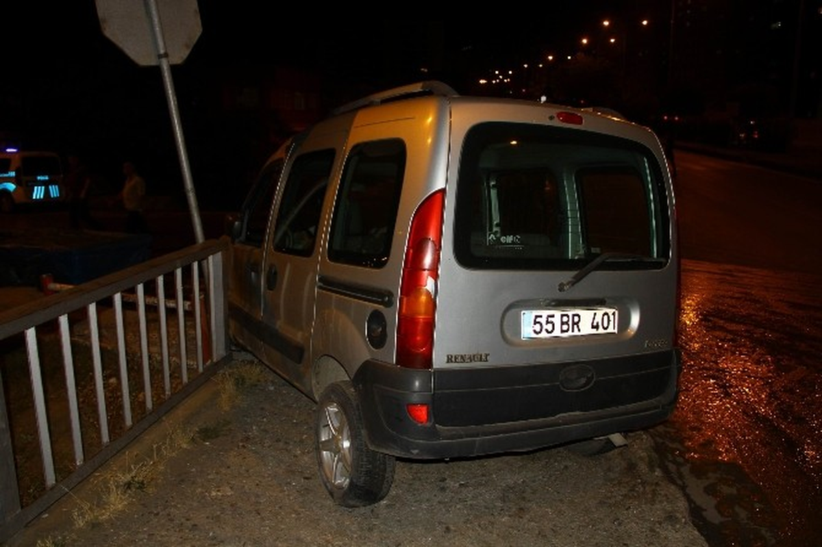 Samsun\'da Trafik Kazası: 1 Yaralı