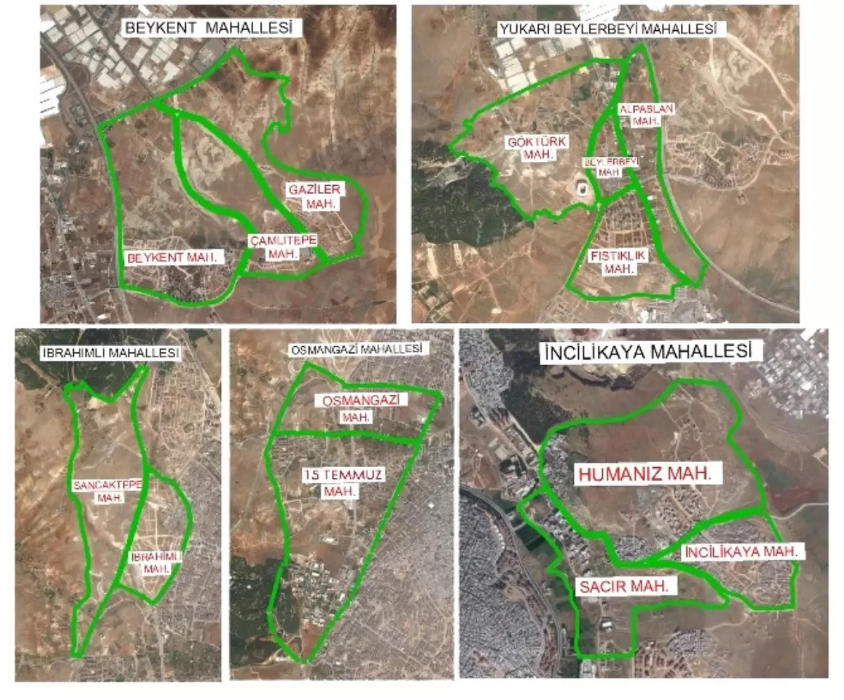 Şehitkamil\'e 9 Yeni Mahalle Eklendi