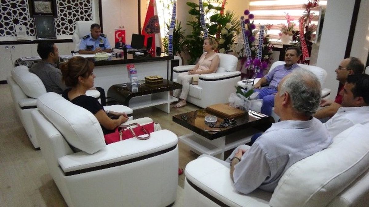 Altav\'dan Alanya Emniyet Müdürüne Ziyaret