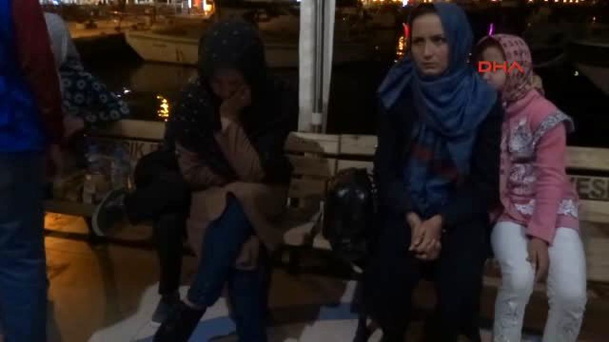 Ayvacık\'ta 17 Mülteci Yakalandı