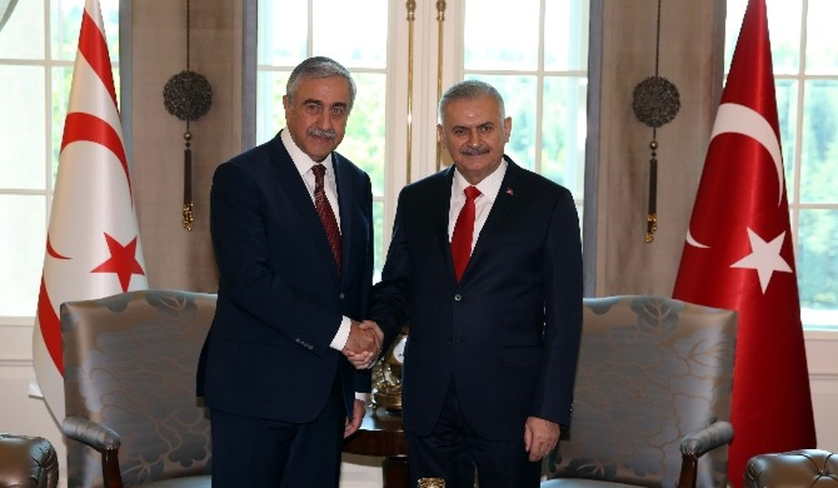 Başbakan Yıldırım, KKTC Cumhurbaşkanı Akıncı ile Bir Araya Geldi