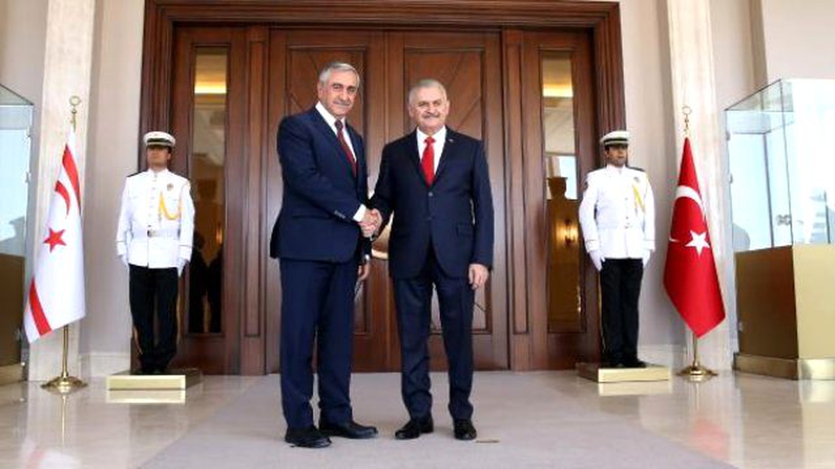 Başbakan Yıldırım, KKTC Cumhurbaşkanı Akıncı ile Bir Araya Geldi