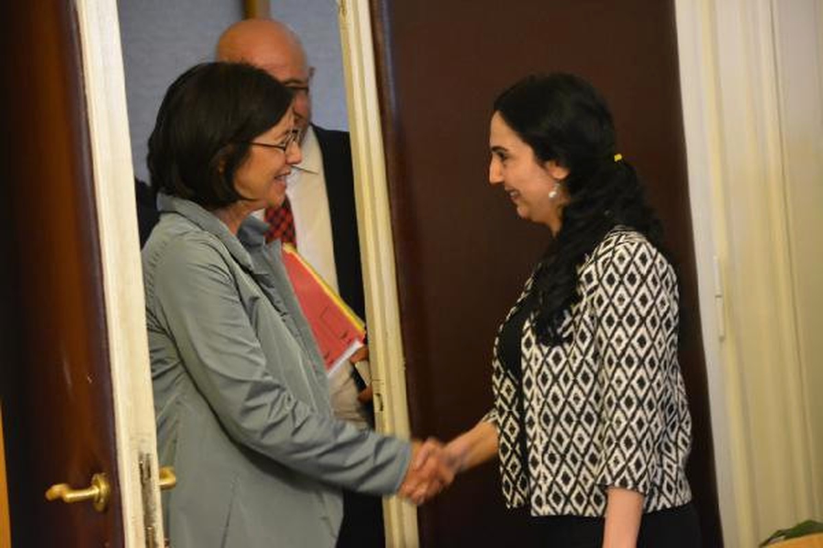 Figen Yüksekdağ, Avrupa Güvenlik İşbirliği Teşkilatı Parlamenter Asamblesi Başkanı ile Görüştü