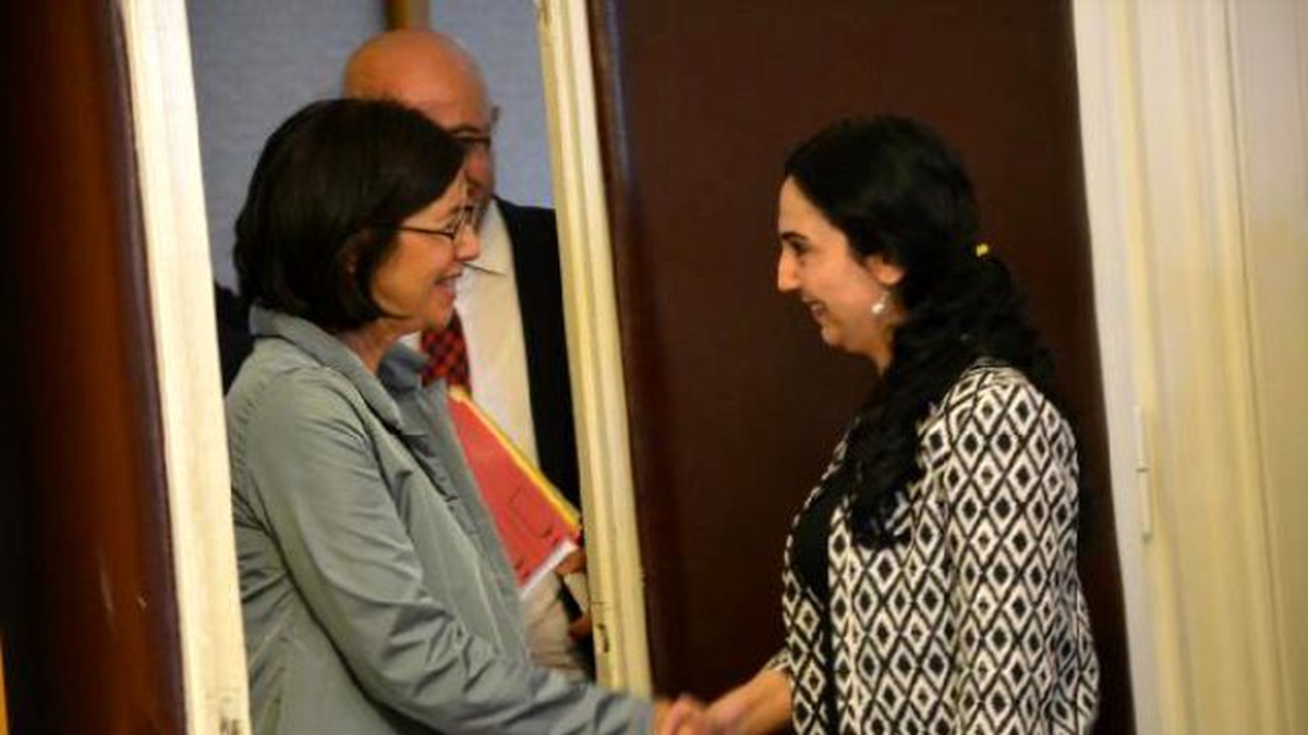Hdp Eş Genel Başkanı Yüksekdağ, Agit Pa Başkanı Muttonen ile Görüştü