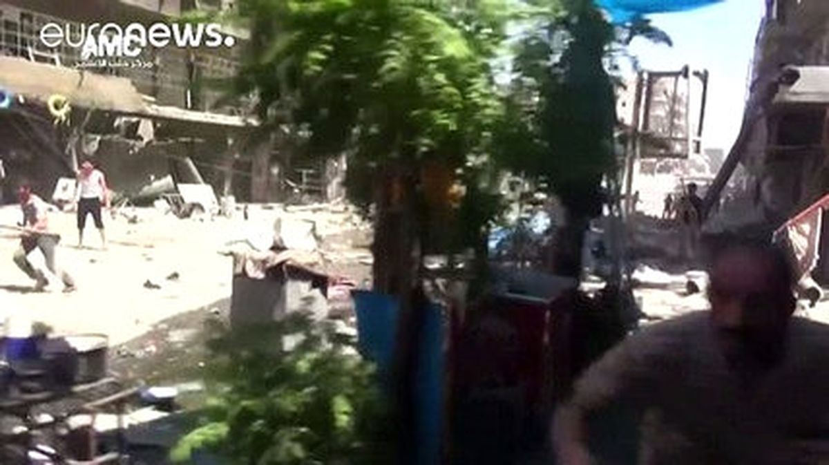 Halepli Sivillere Bomba Yağarken, BM\'den \'Endişeliyiz\' Açıklaması