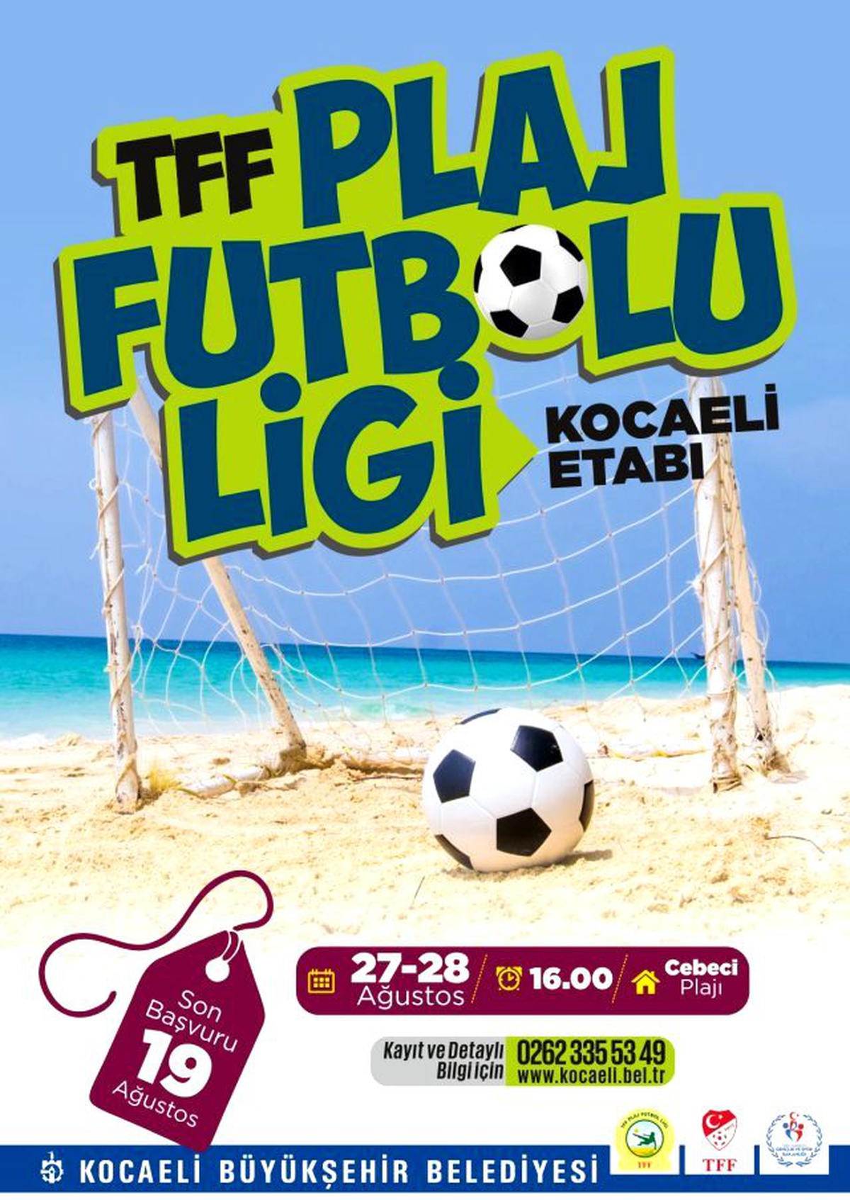 Haydi Kocaeli! Plaj Futbolu\'nda buluşalım
