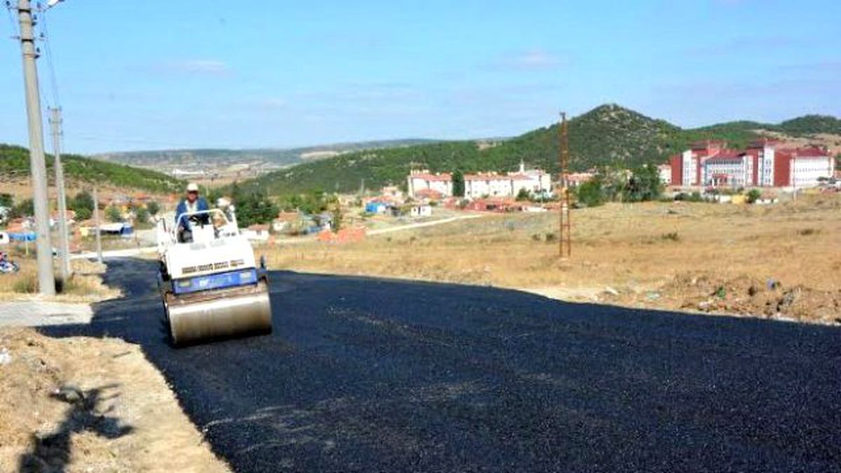 Keşan\'da Asfalt Çalışmaları