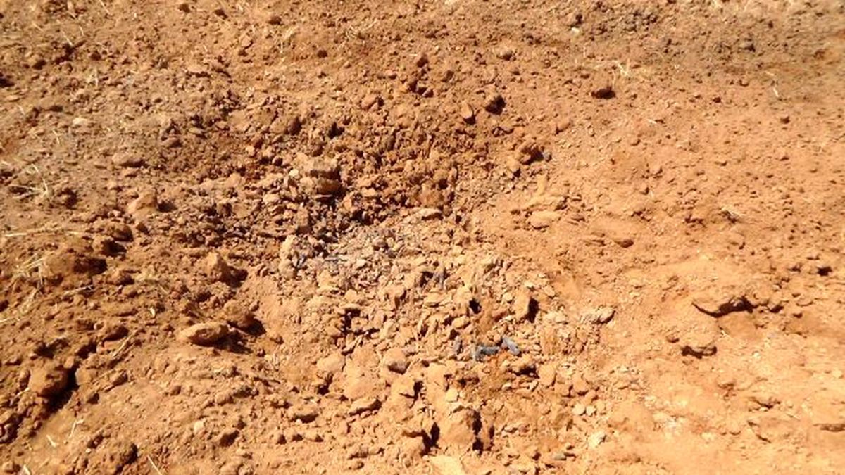 Kilis\'e Havan Mermisi Düştü, Dev Çukur Oluştu