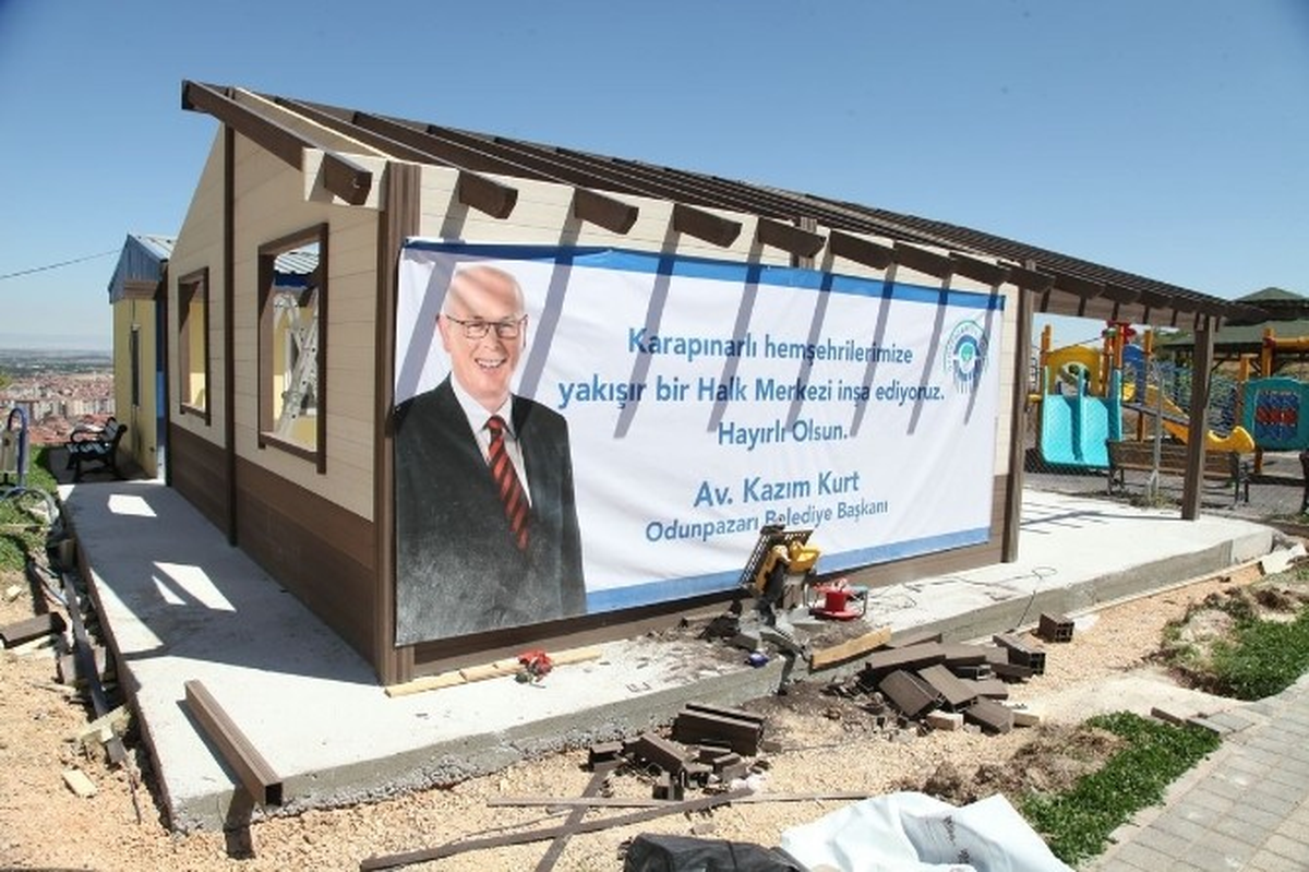 Odunpazarı Belediyesi\'nden Karapınar\'a Halk Merkezi
