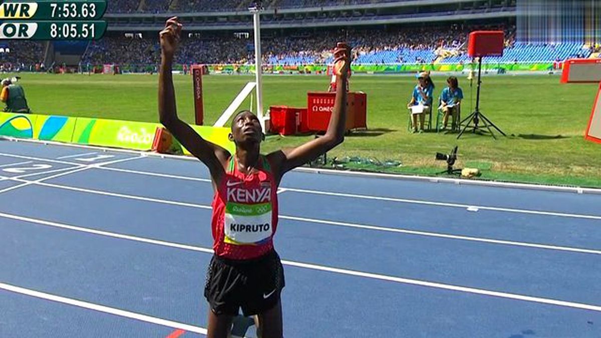 Rio'da 3000 Metre Su Engellide Conseslus Kipruto Olimpiyat Rekoru Kırdı