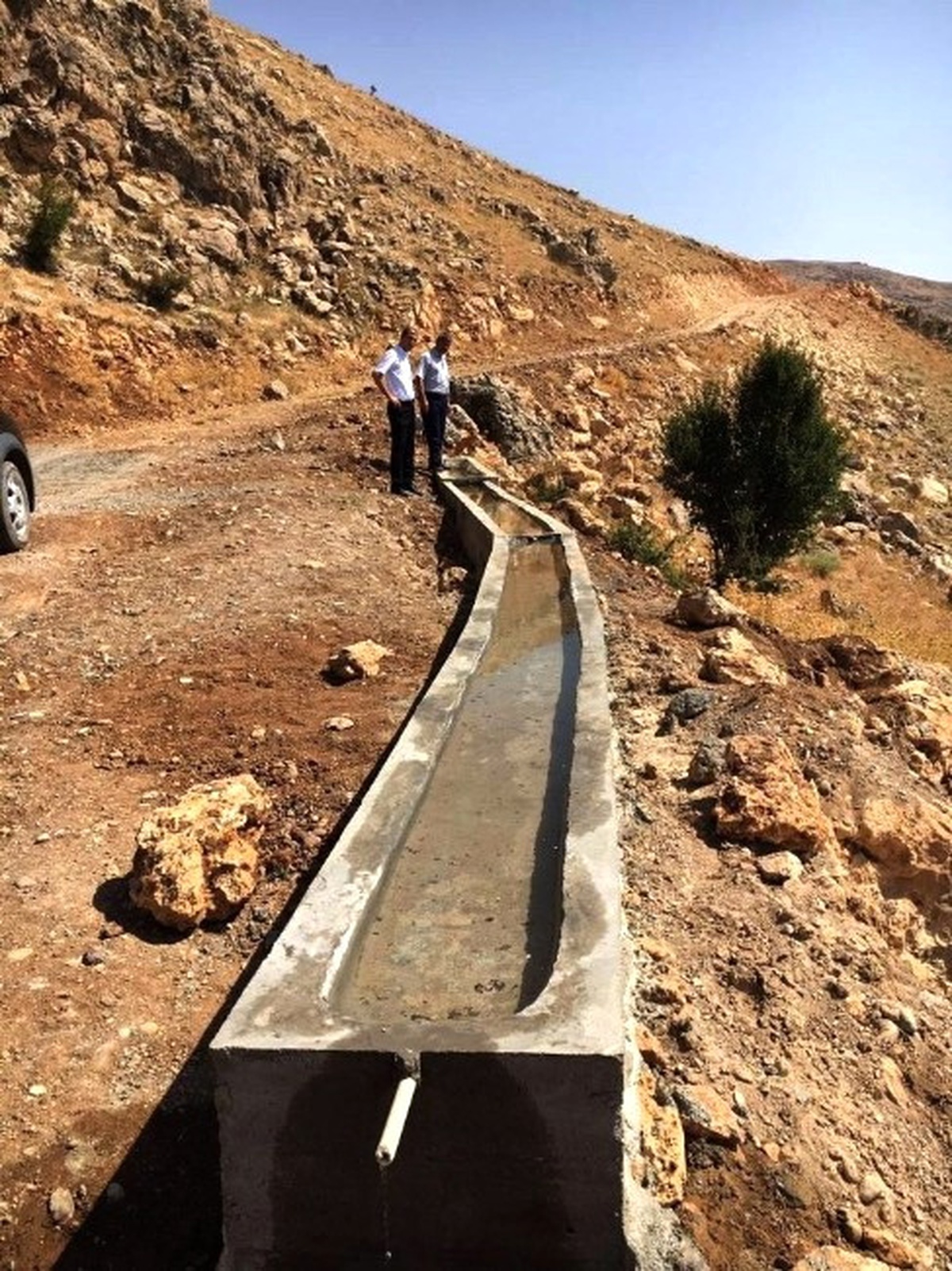 Tut İlçesinde Yaban Hayvanlarına Su Oluğu Yapıldı
